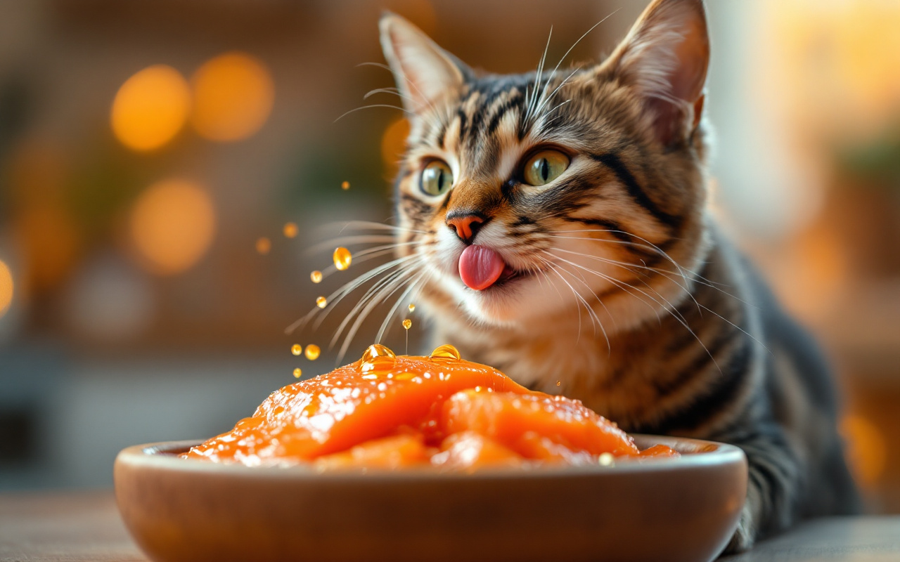 Comment le saumon dans les toppers aide à renforcer le système immunitaire des chats
