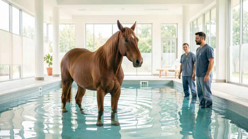 Quels soins choisir pour un cheval : balnéothérapie ou halothérapie à Pompaire ?