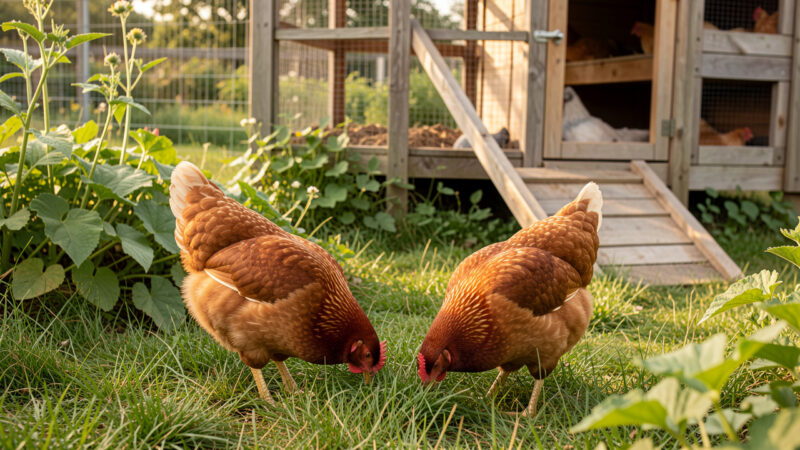 Quels poulaillers choisir pour adopter les poules réformées de Calignac ?